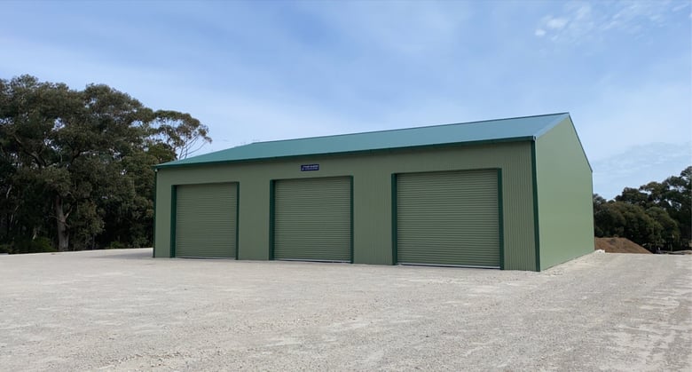 A new equipment shed for Wallaby Hill